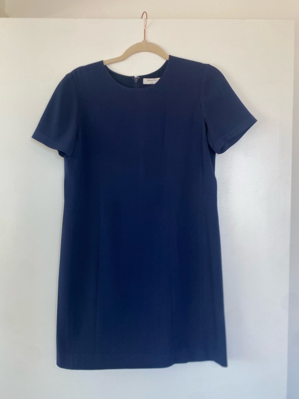 Aritzia Babaton Navy Blue Short-Sleeve Dress Size 6